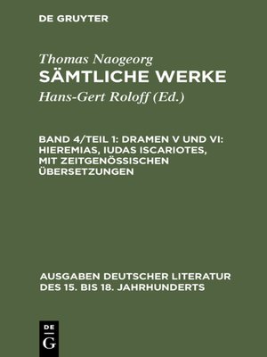 cover image of Dramen V und VI